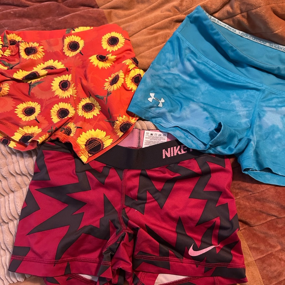 Nike Pro, Under Armour, and Liquido Spandex Bundle